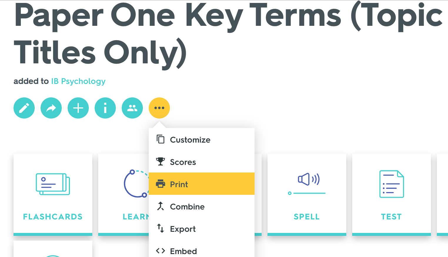 Exam Review Tip: How To Create Hard Copy Flash Cards Using Quizlet | IB ...