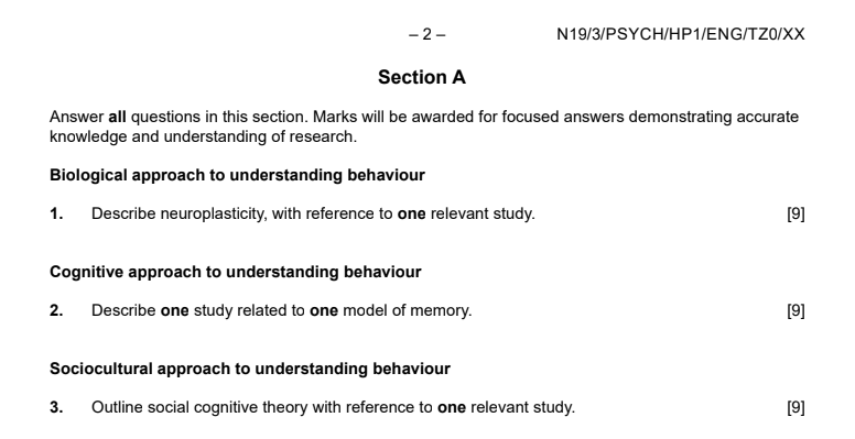 How To Study For Paper 1 In IB Psychology | IB Psychology